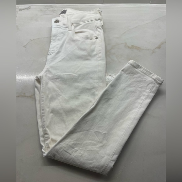 Citizens of Humanity White Rocket Crop High Rise Skinny size 25 - Picture 3 of 11